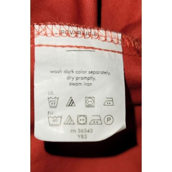 NWOT - Van Heusen Regular Fit Lux "Red" Sateen Date Dress Shirt - 17.5 - Picture 8 of 8